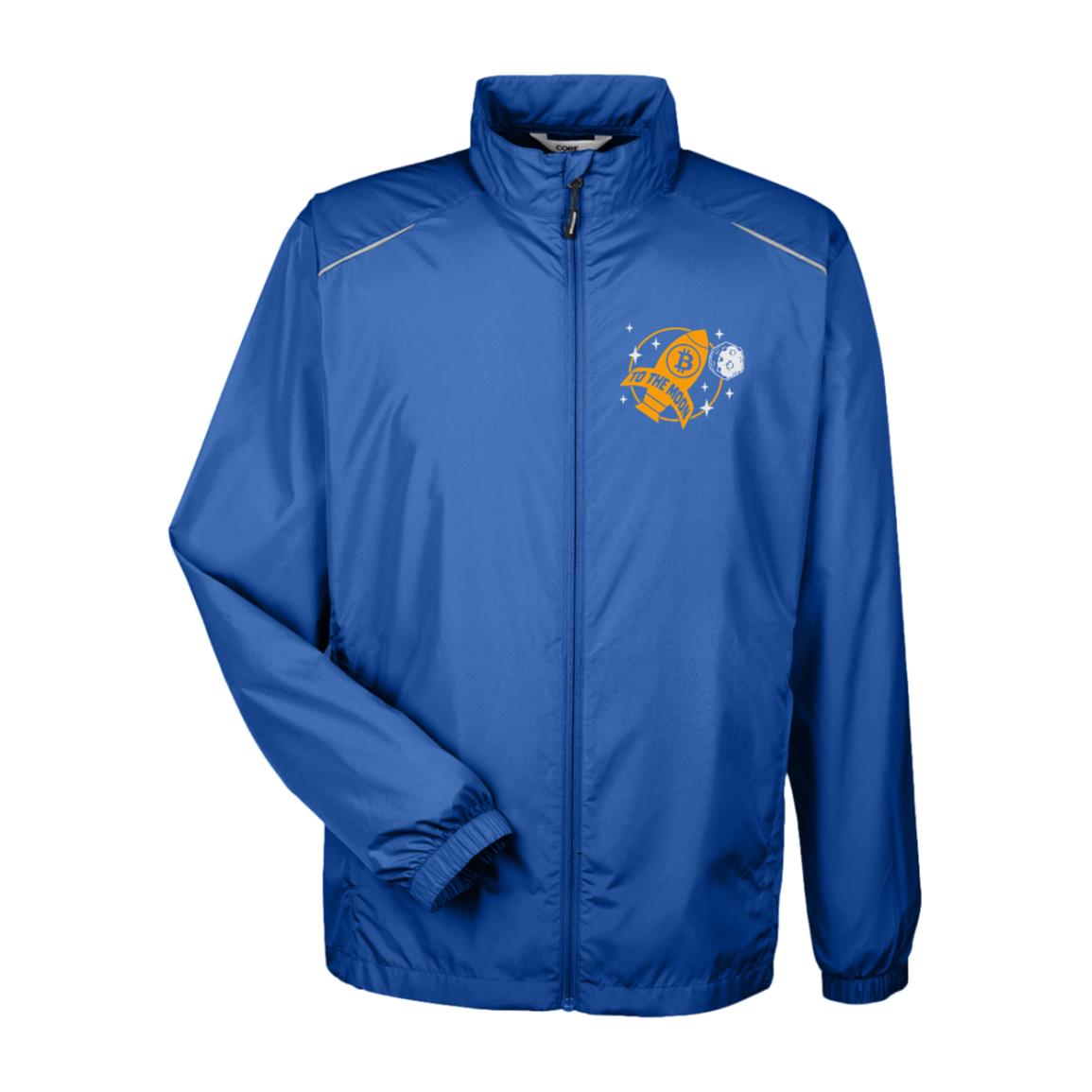 BTC Bitcoin To The Moon Cryptocurrency Men's Jacket