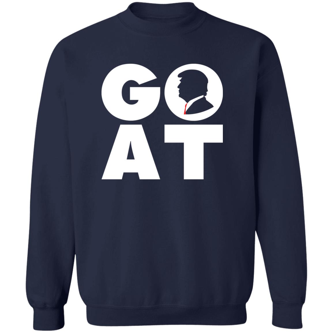 GOAT Trump MAGA Patriot Crewneck Sweatshirt