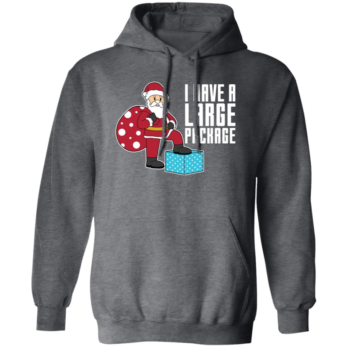 I Have A Large Package Funny Santa Christmas Pullover Hoodie
