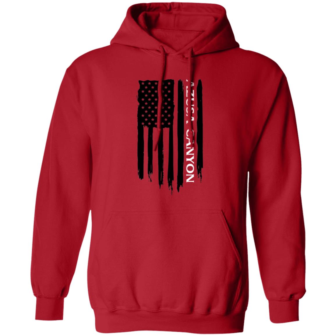Azusa Canyon American Flag Pullover Hoodie