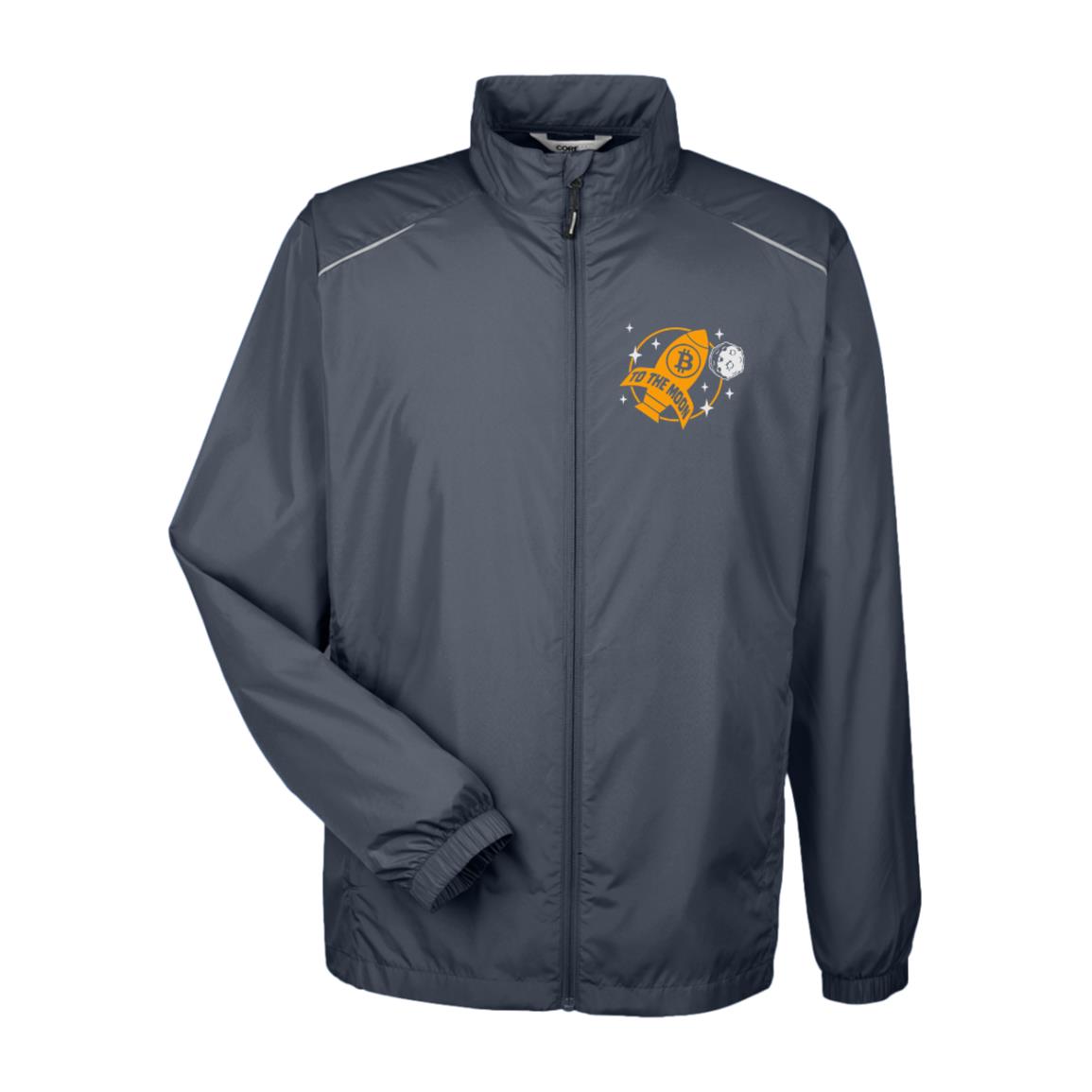 BTC Bitcoin To The Moon Cryptocurrency Men's Jacket