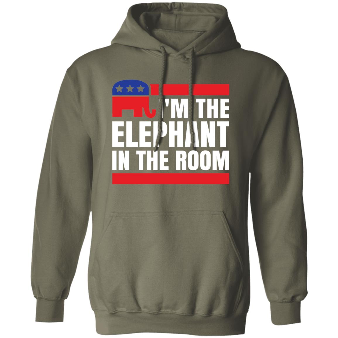Republican I'm The Elephant In The Room Funny Pullover Hoodie