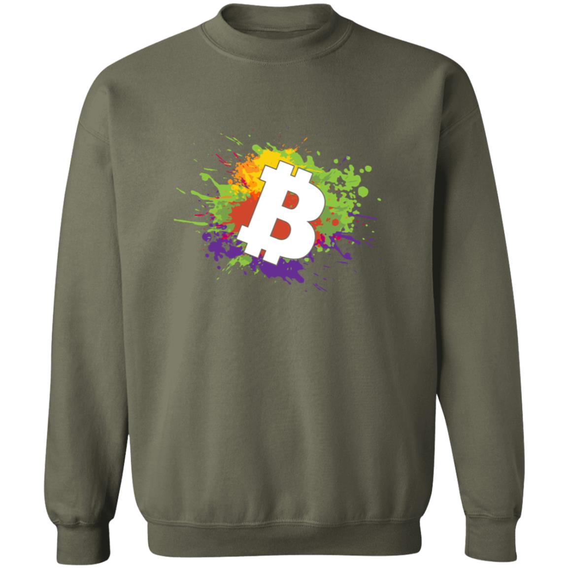 BTC Bitcoin Cryptocurrency Crewneck Sweatshirt