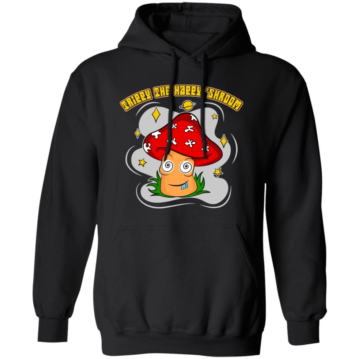 Trippy The Happy Shroom Mushroom Pullover Hoodie
