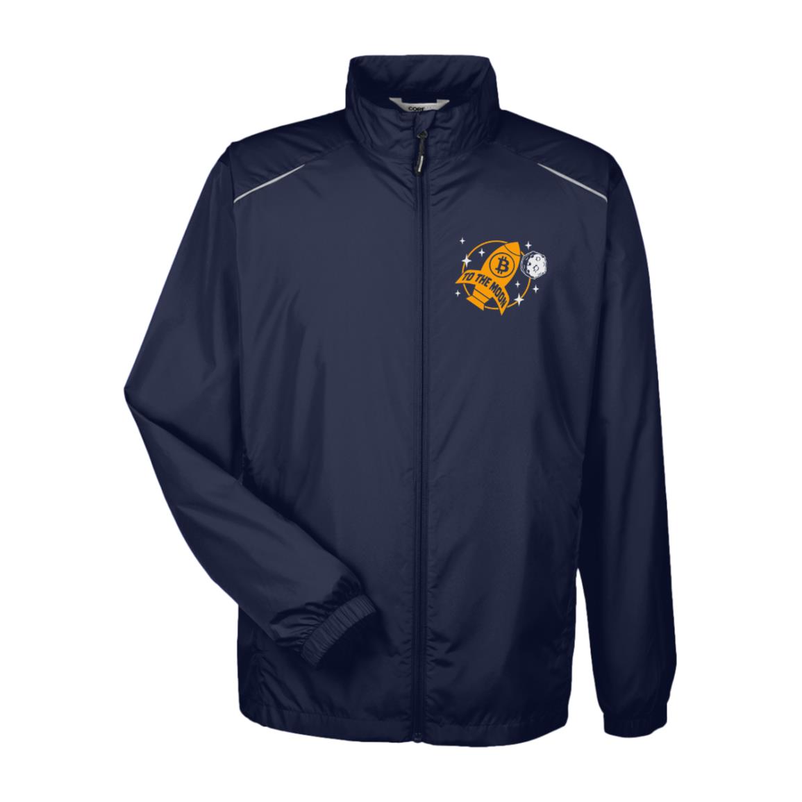 BTC Bitcoin To The Moon Cryptocurrency Men's Jacket