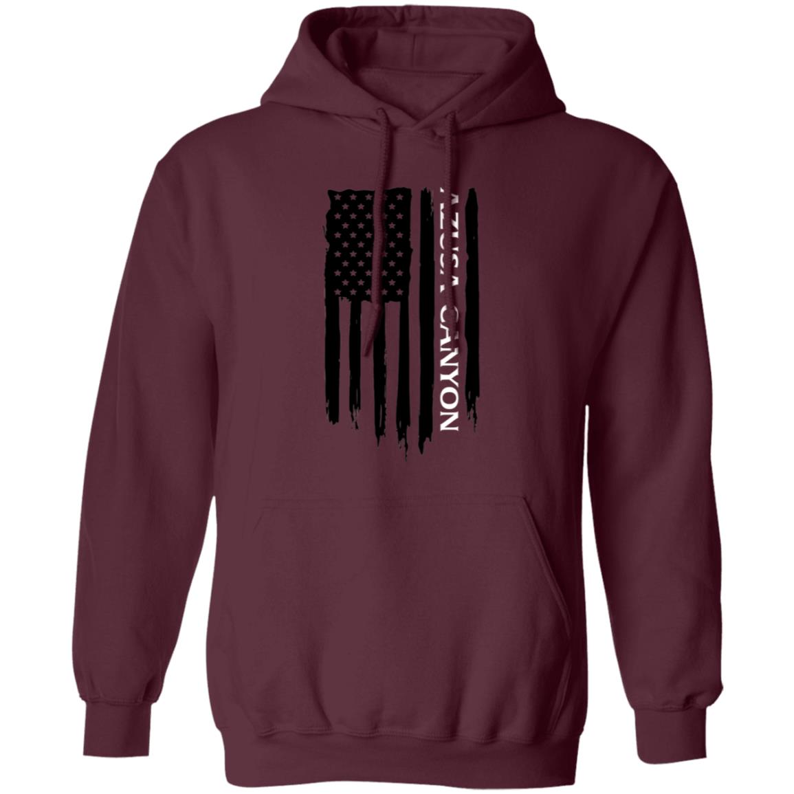 Azusa Canyon American Flag Pullover Hoodie