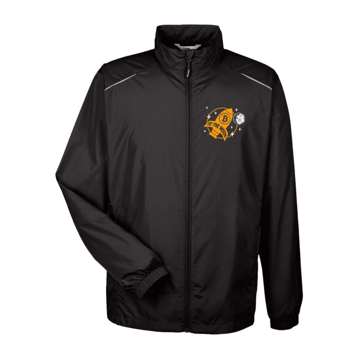 BTC Bitcoin To The Moon Cryptocurrency Men's Jacket