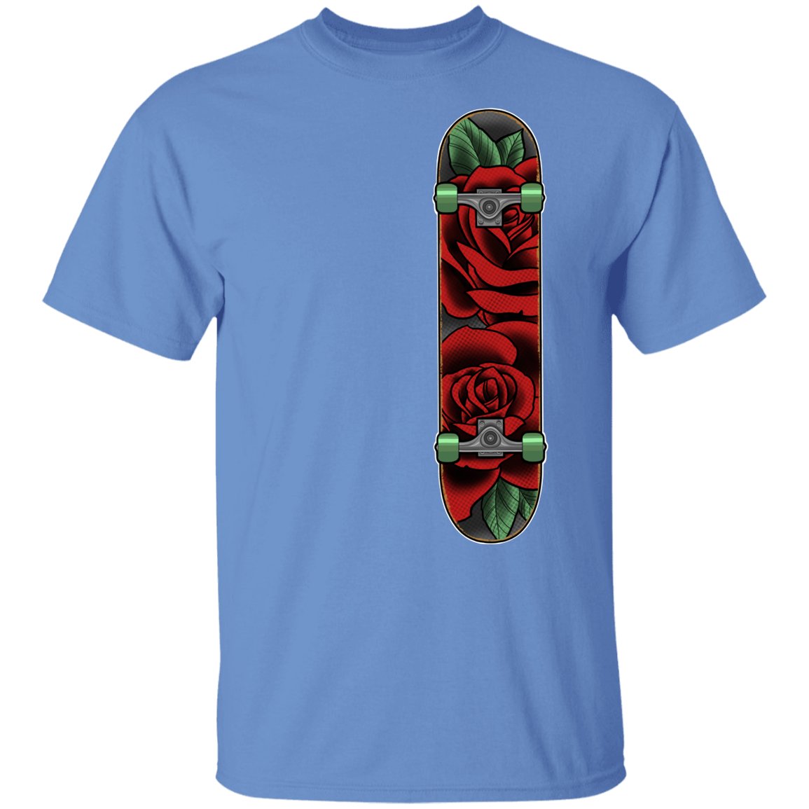Rose Classic Skateboard Skateboarder Youth T-Shirt