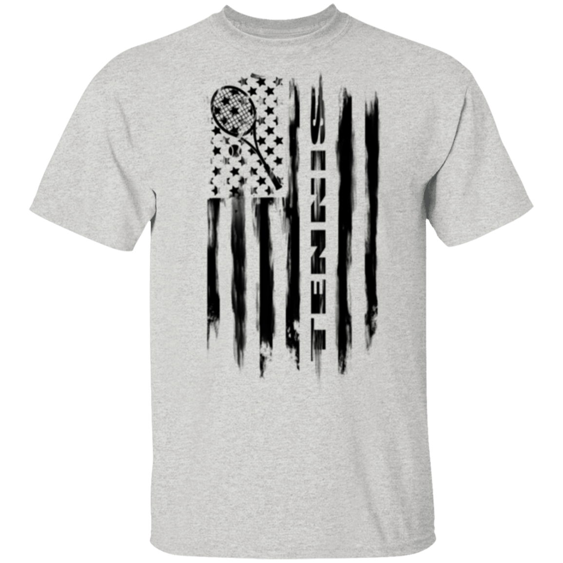 Tennis American Flag T-Shirt