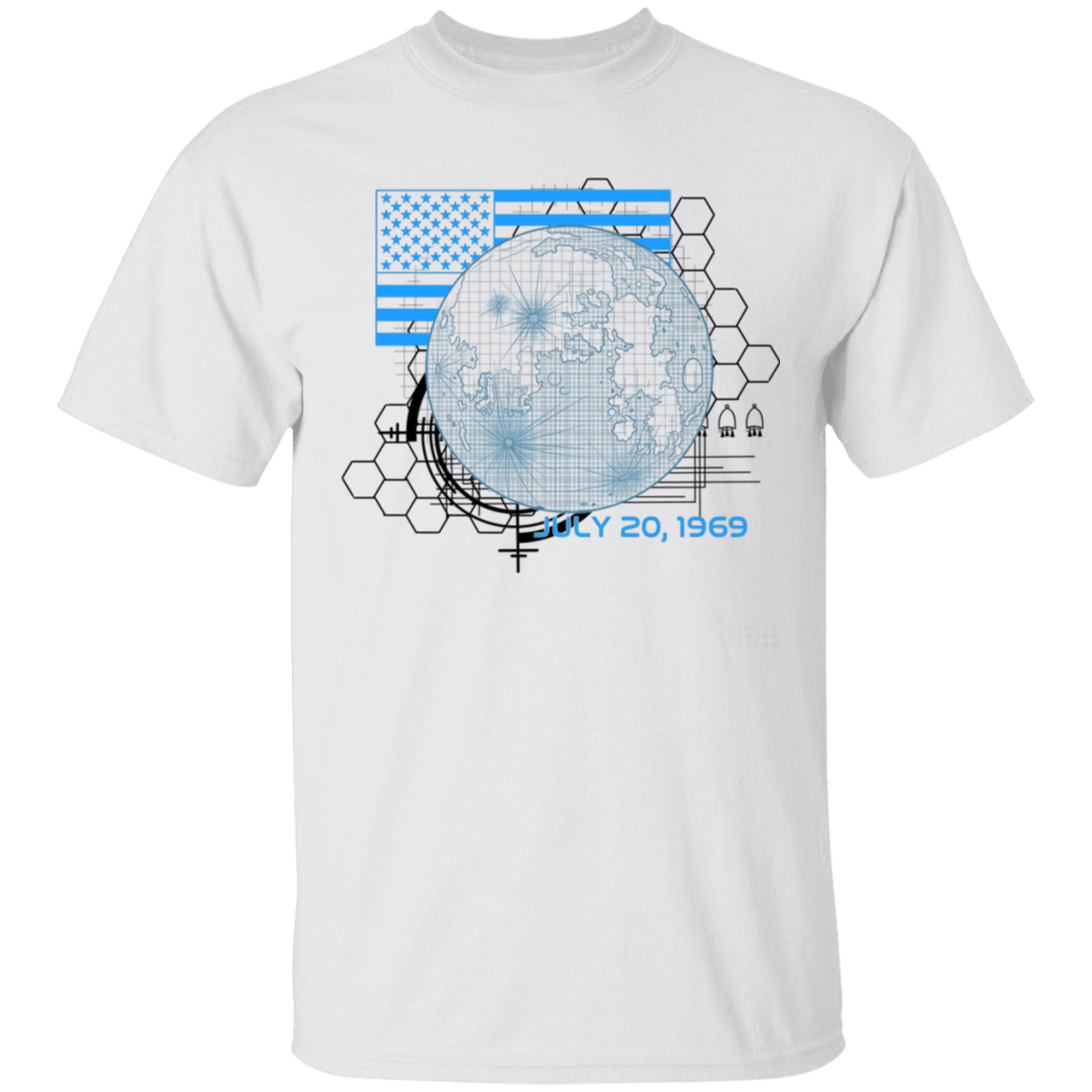 American 1969 Moon Landing Armstrong T-Shirt