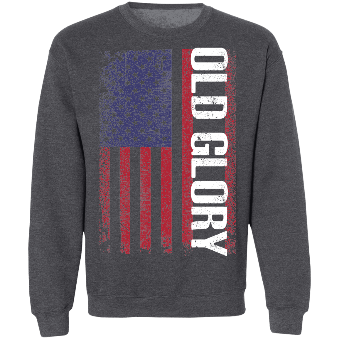 Old Glory American Flag USA Crewneck Sweatshirt