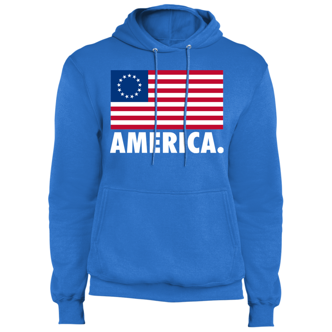 Betsy Ross Flag America Patriot Pullover Hoodie