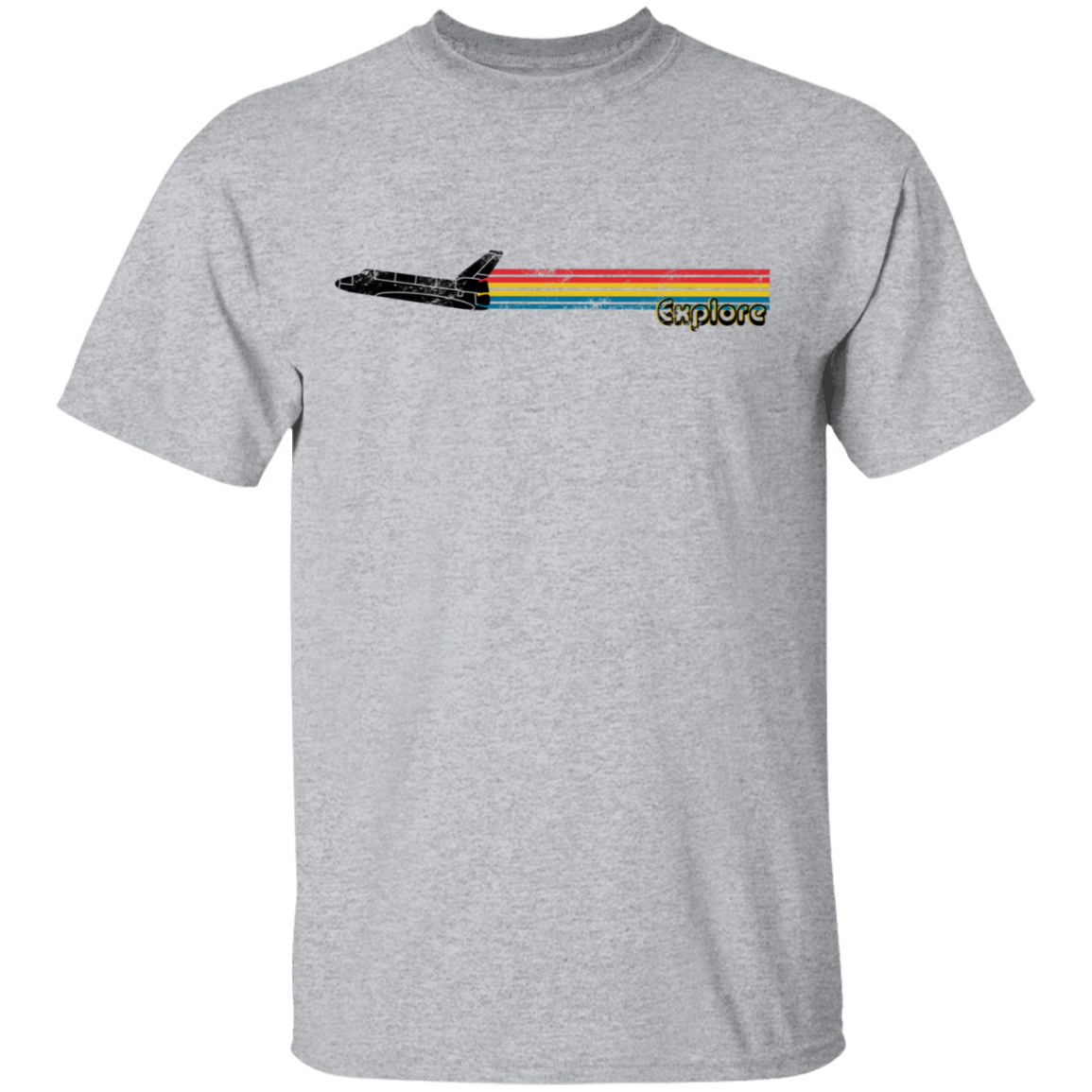 Men's Space Rocket Ship Explorer T-Shirt