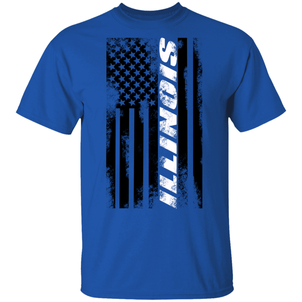 Illinois American Flag T-Shirt