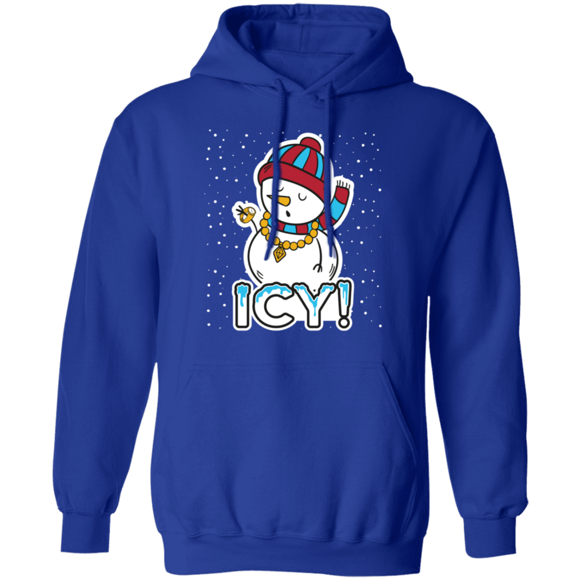 ICY! Snowman Ugly Christmas Pullover Hoodie