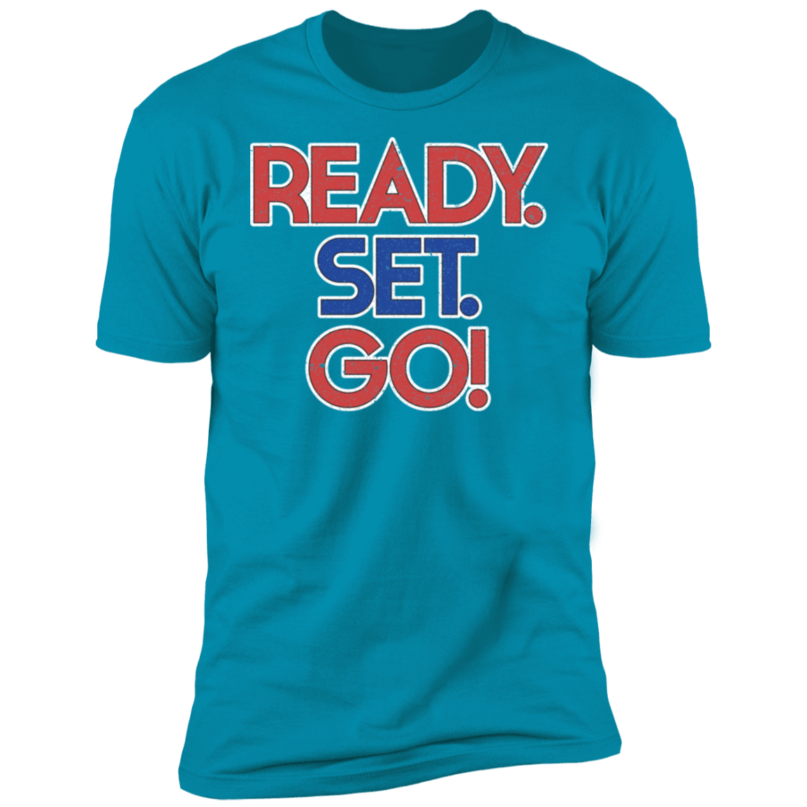 Ready Set Go! Racing Gapped Boosted Premium Short Sleeve T-Shirt