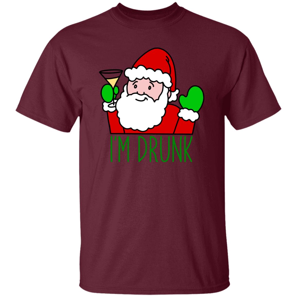 Drunk Santa Funny Christmas T-Shirt