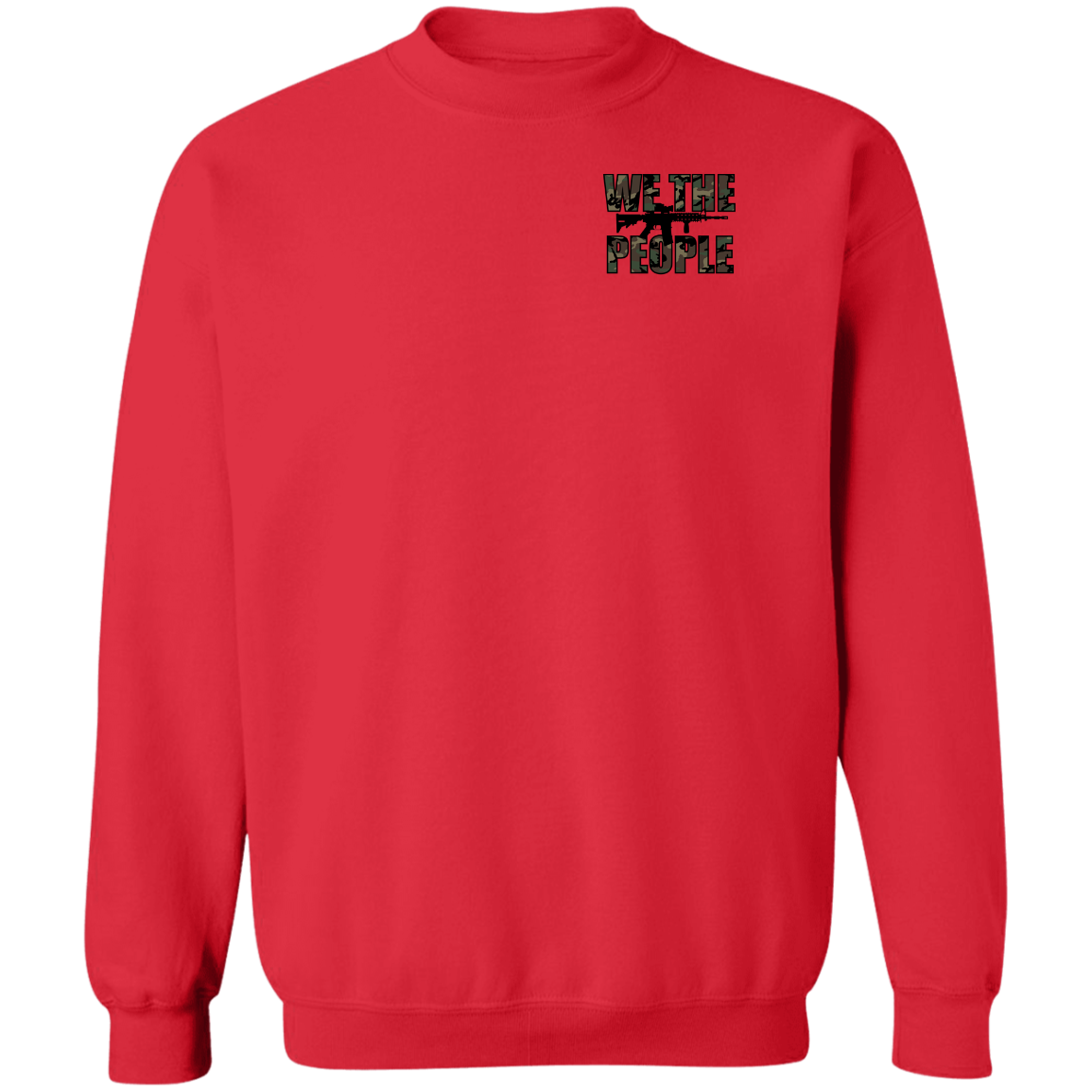 We the People Don't Tread on Me Gadsden Flag Double Sided Crewneck Sweatshirt
