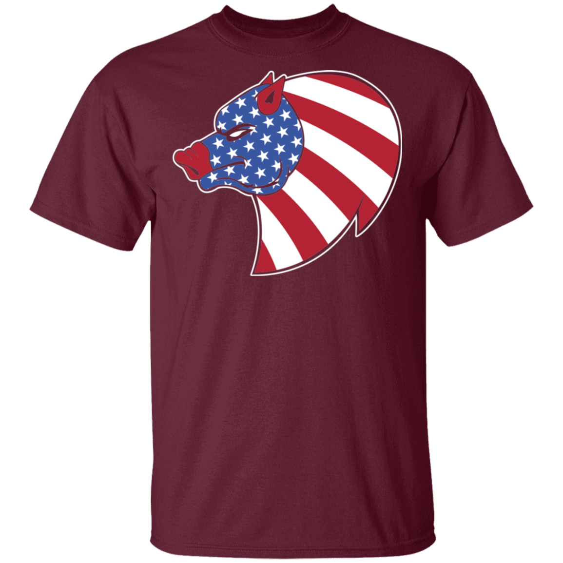 Pig Hog American Flag USA T-Shirt