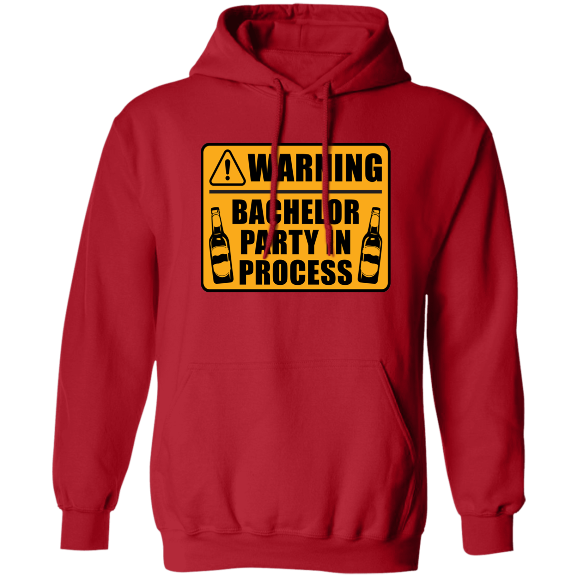 Funny Warning Bachelor Party In Process Hoodie