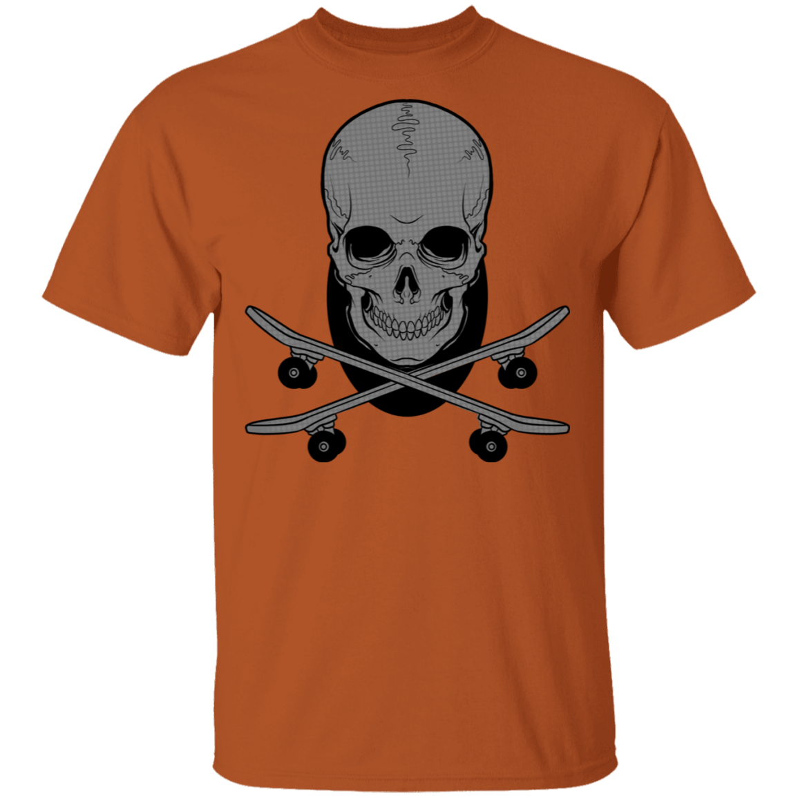Skeleton Skateboarding Skateboard Shred T-Shirt