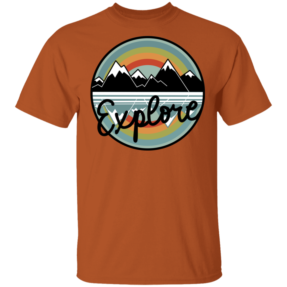 Explore Mountains Nature Camping T-Shirt