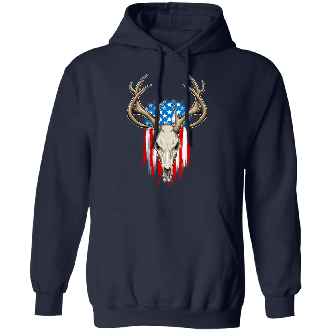 American Flag Hunting Pullover Hoodie