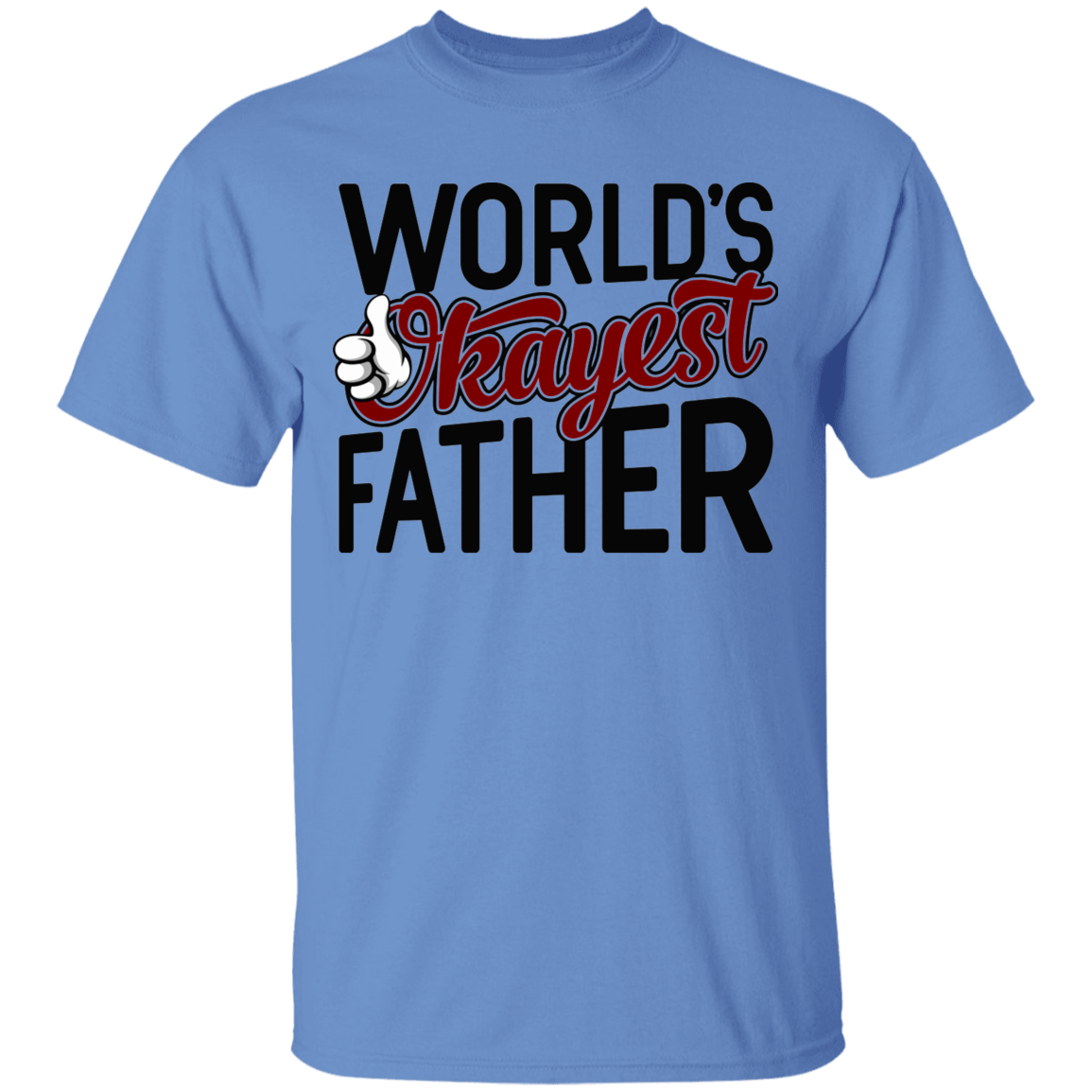 World's Okayest Father Funny Dad T-Shirt