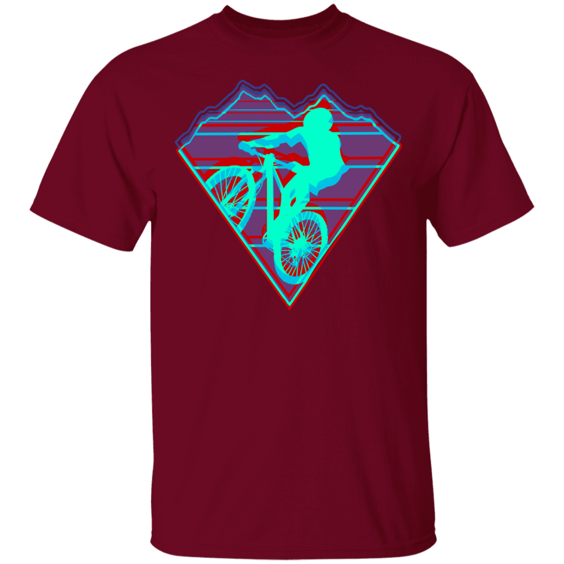 Retro Mountain Biker T-Shirt