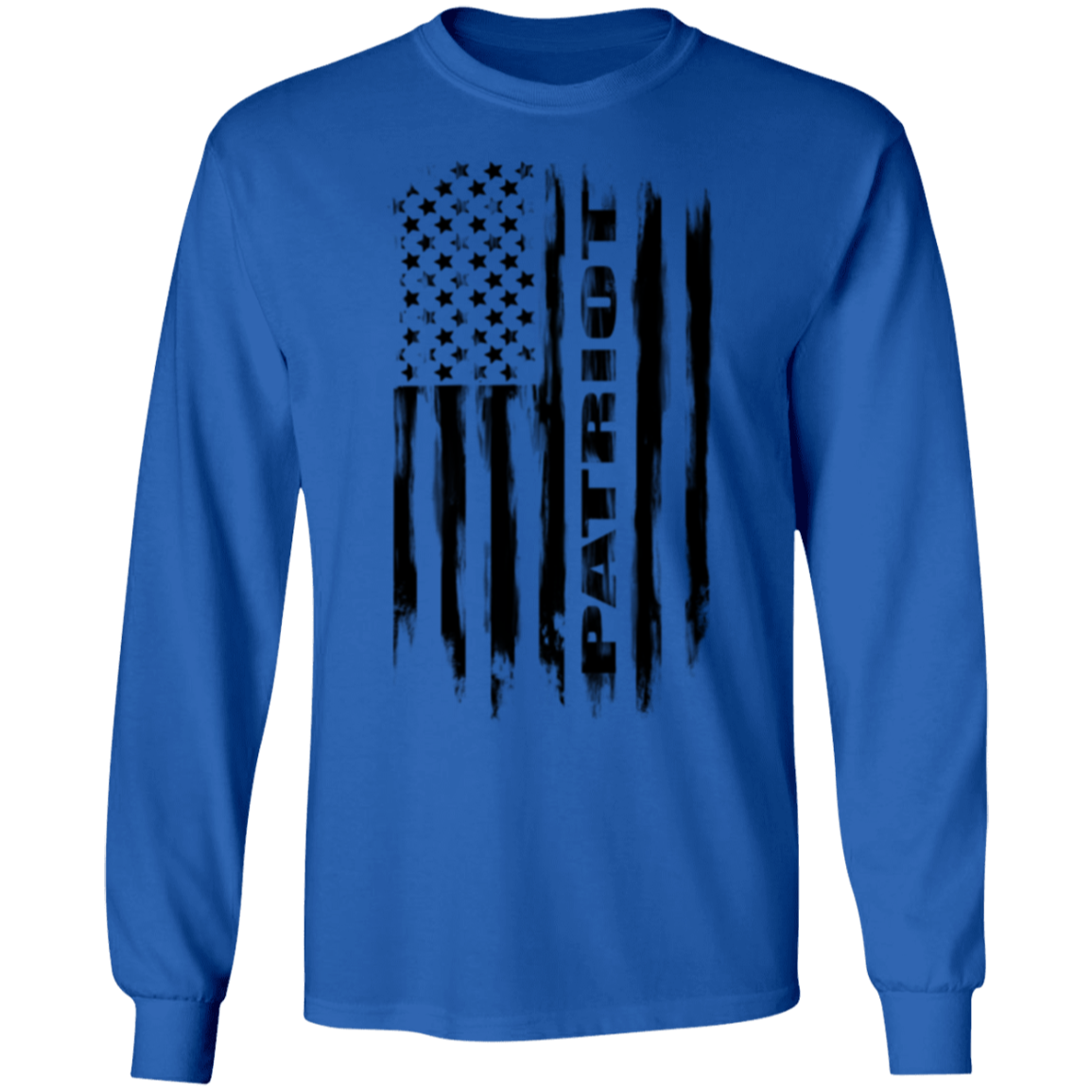 Patriot American Flag Long Sleeve T-Shirt