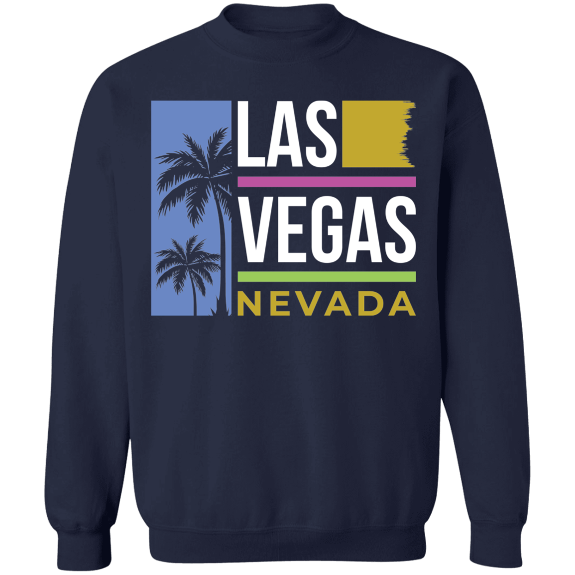 Las Vegas Nevada Gambling Crewneck Sweatshirt