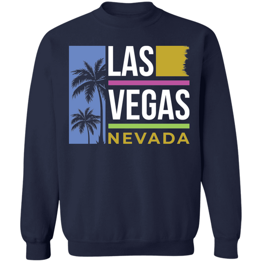 Las Vegas Nevada Gambling Crewneck Sweatshirt