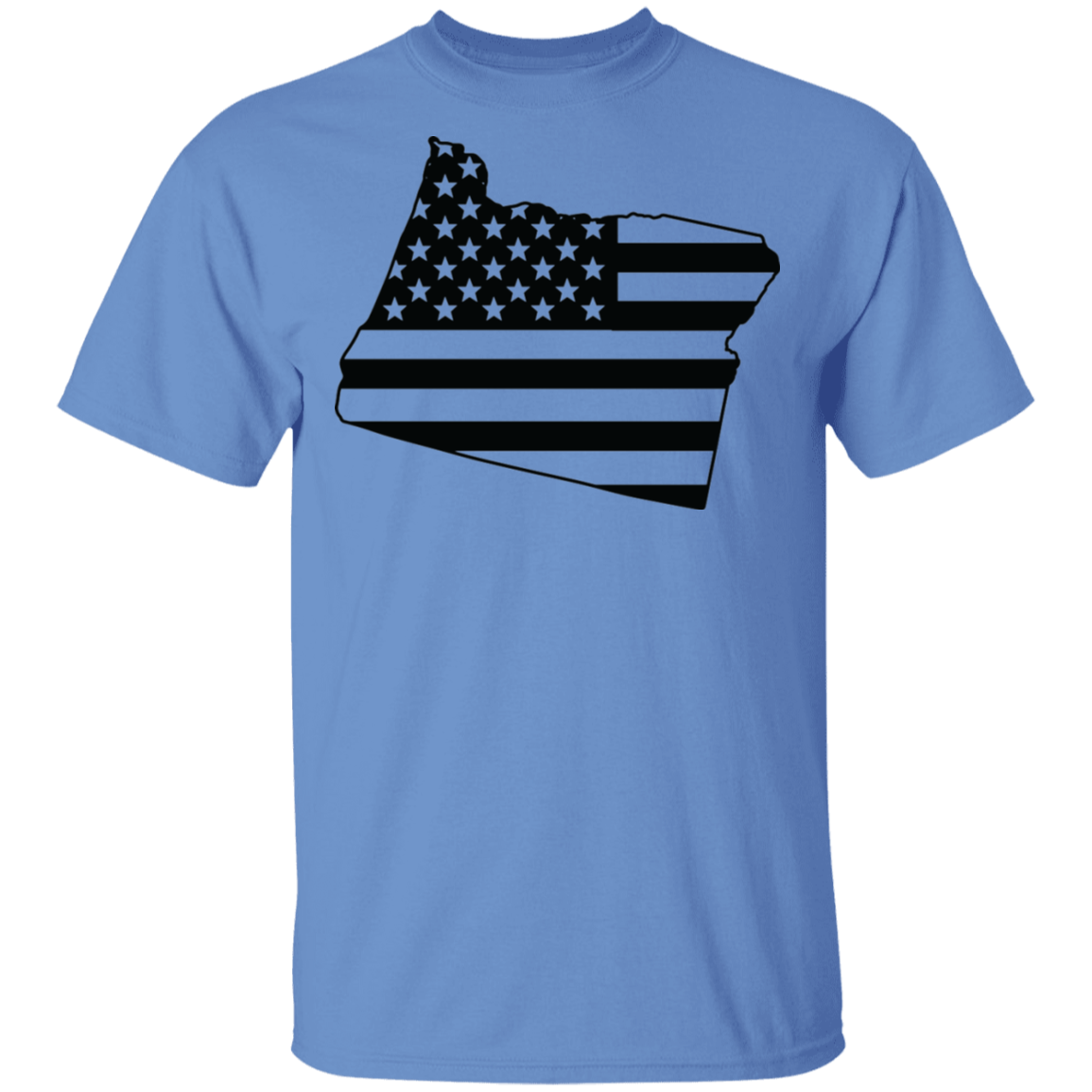 Oregon State American Flag Pride T-Shirt