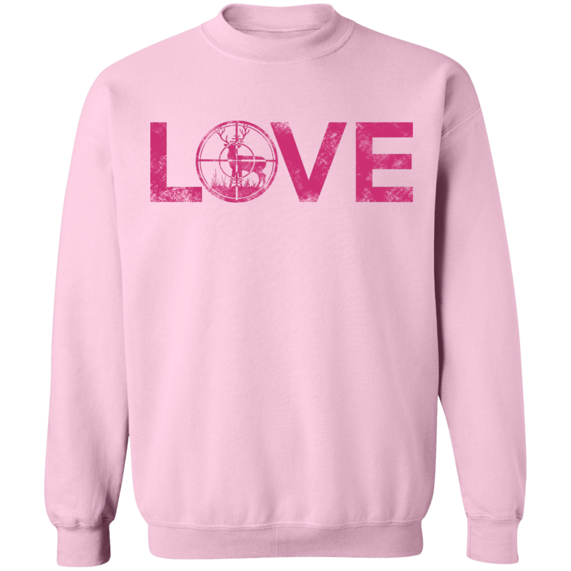 Love Hunting Hunter Pink Crewneck Sweatshirt