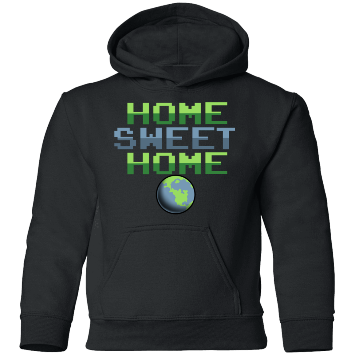 Youth Space Planet Earth Home Sweet Pullover Hoodie