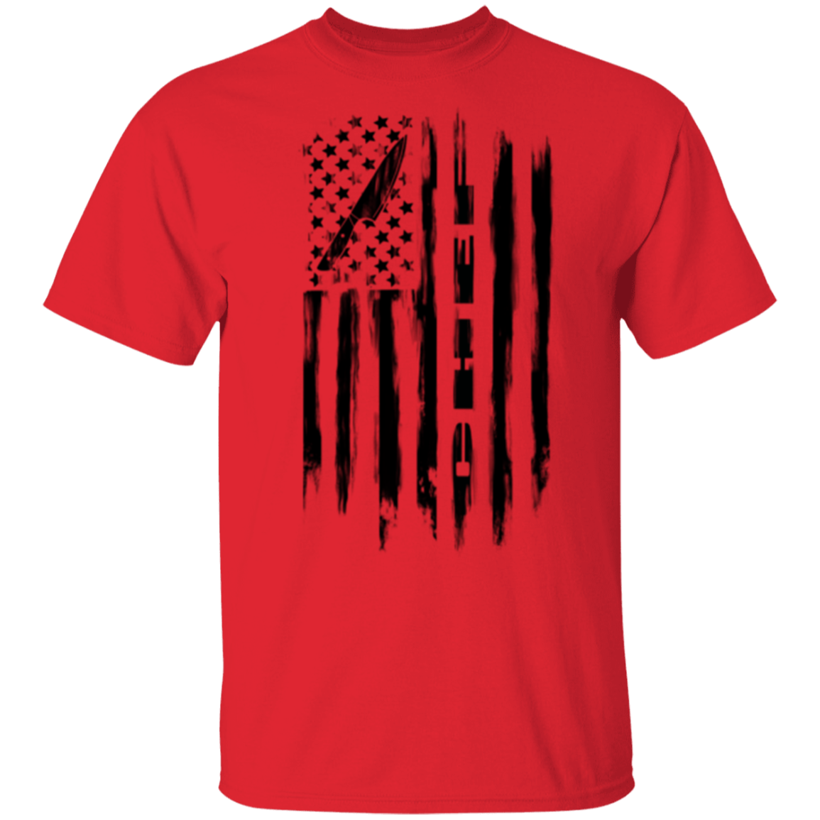 Chef Cook Culinary American Flag T-Shirt