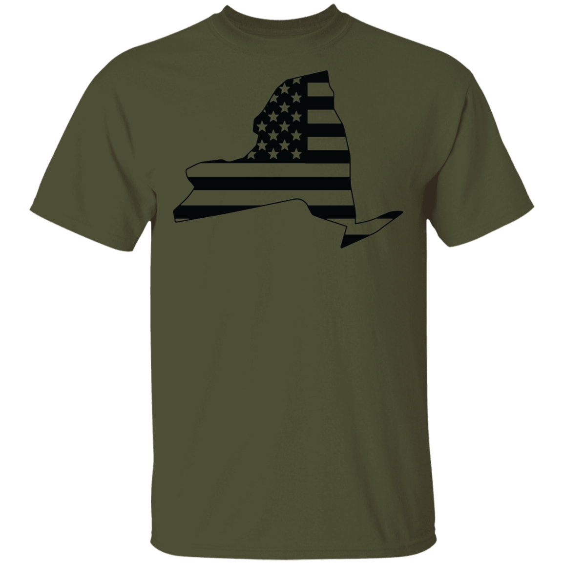 New York NY State American Flag Pride T-Shirt
