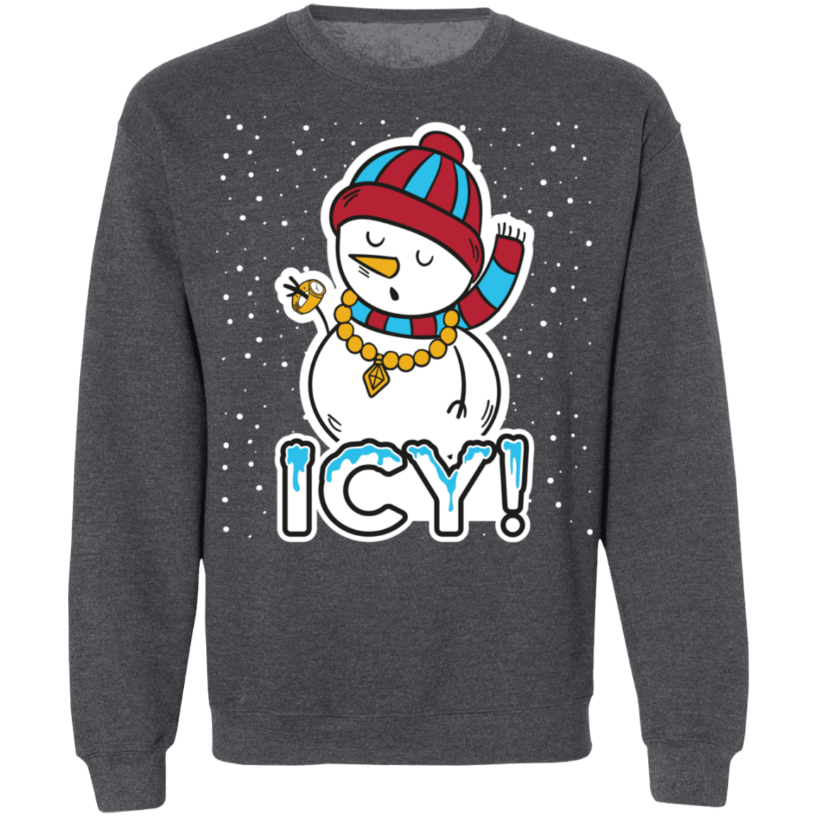 ICY! Snowman Ugly Christmas Crewneck Sweatshirt