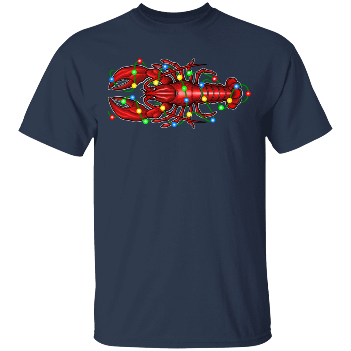 Lobster Merry Christmas Saltwater T-Shirt
