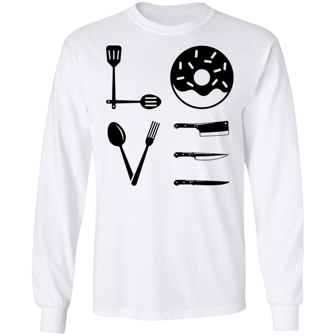 Love Cooking Chef Long Sleeve T-Shirt