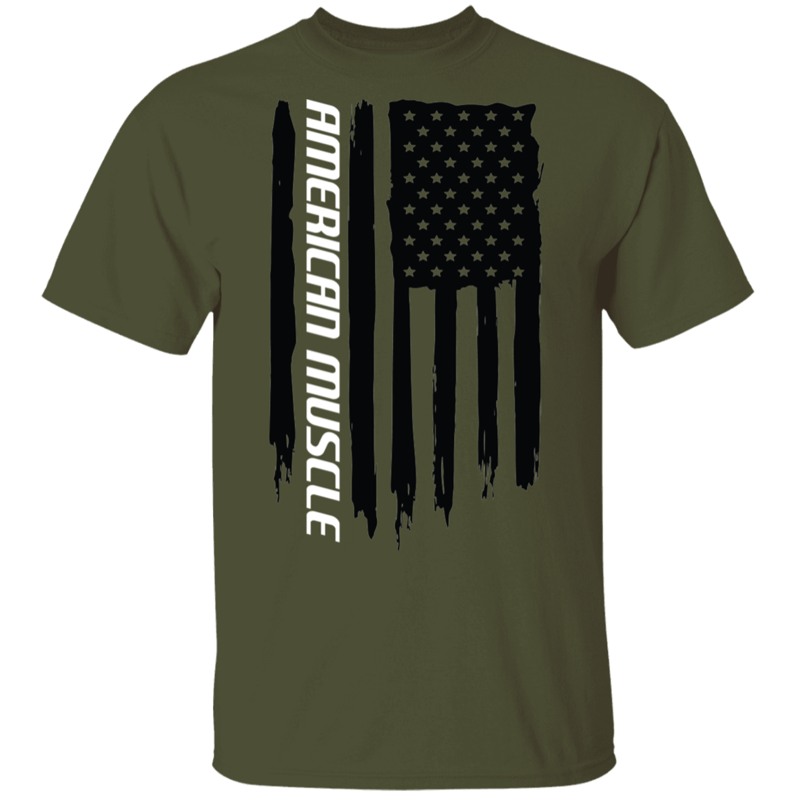 American Muscle American Flag T-Shirt