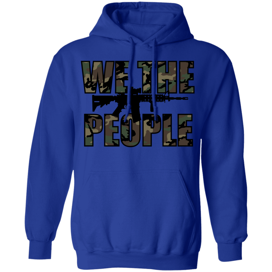 We The People Camouflage Pullover Hoodie