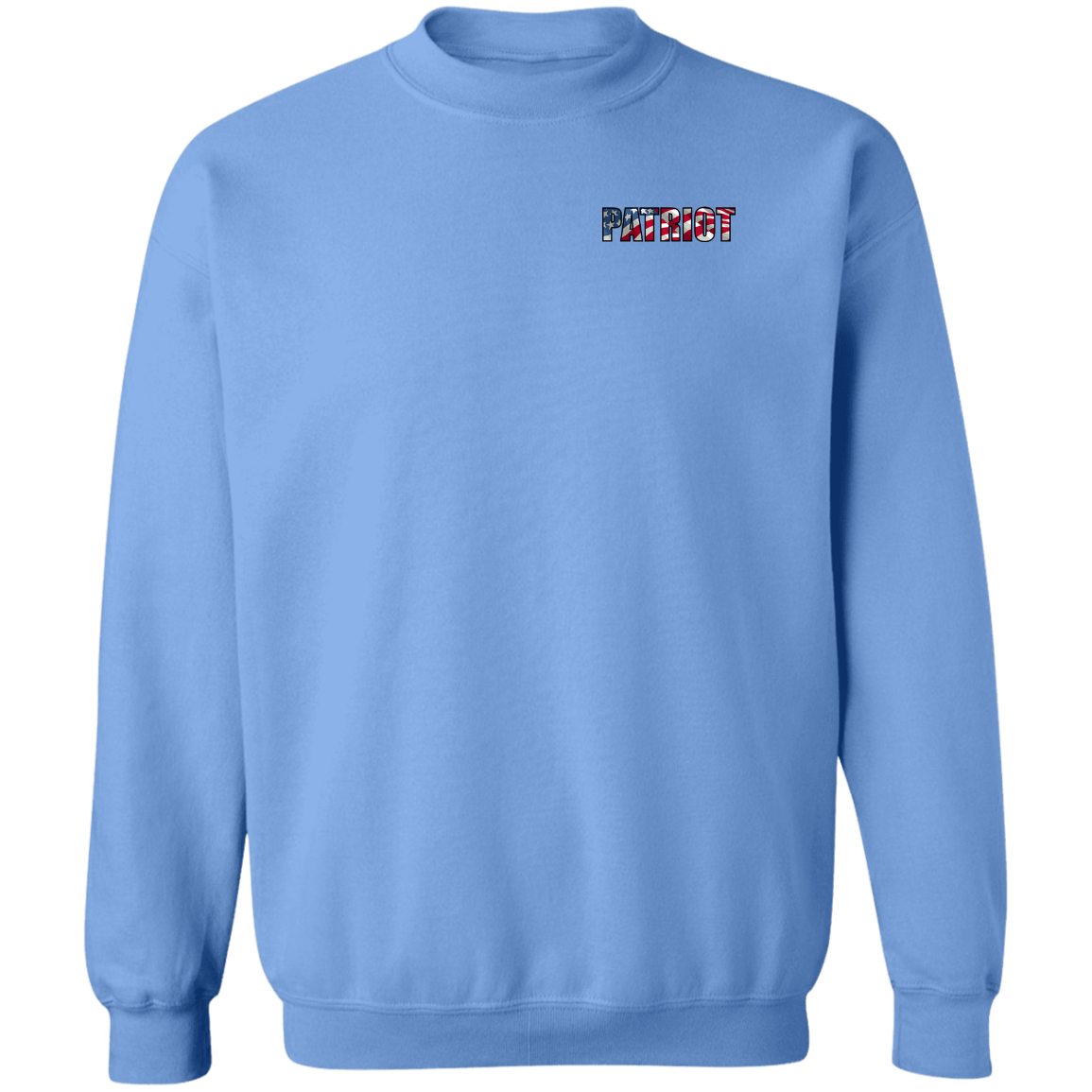 Patriot American Bald Eagle Double Sided Crewneck Sweatshirt