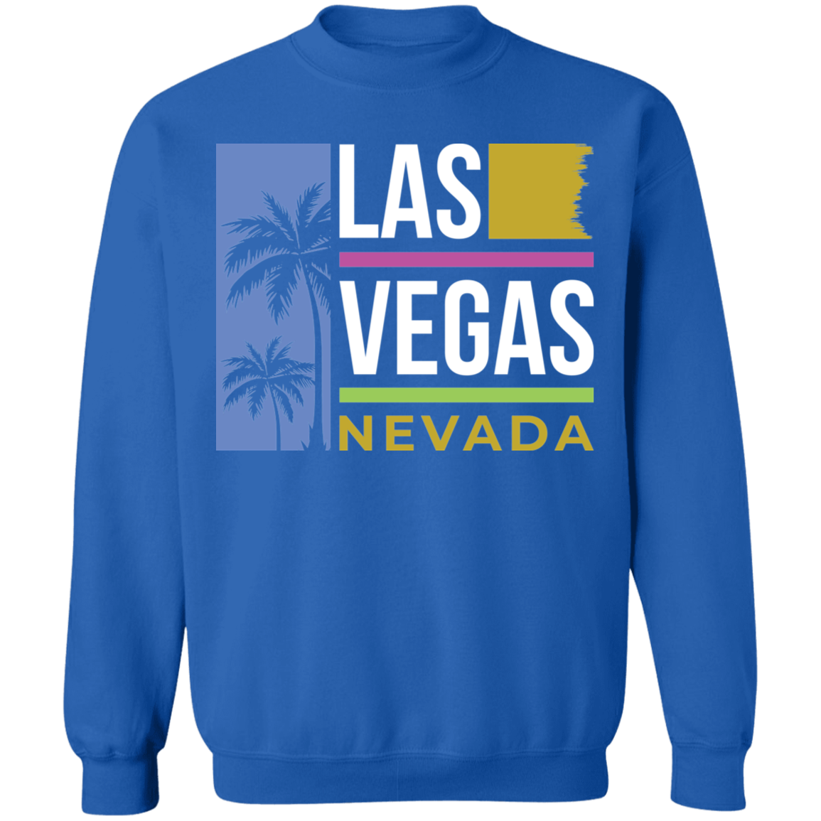 Las Vegas Nevada Gambling Crewneck Sweatshirt
