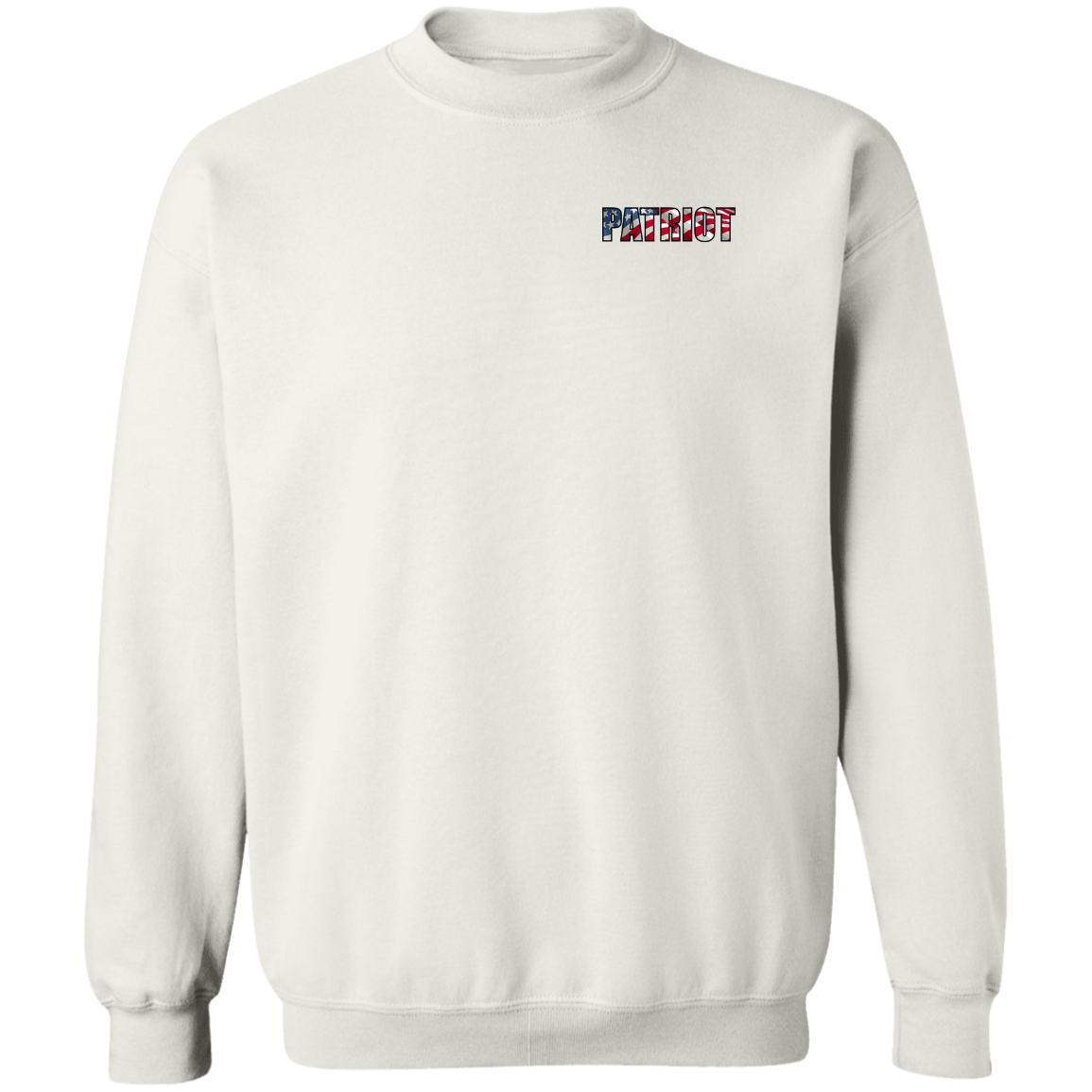 Patriot American Bald Eagle Double Sided Crewneck Sweatshirt