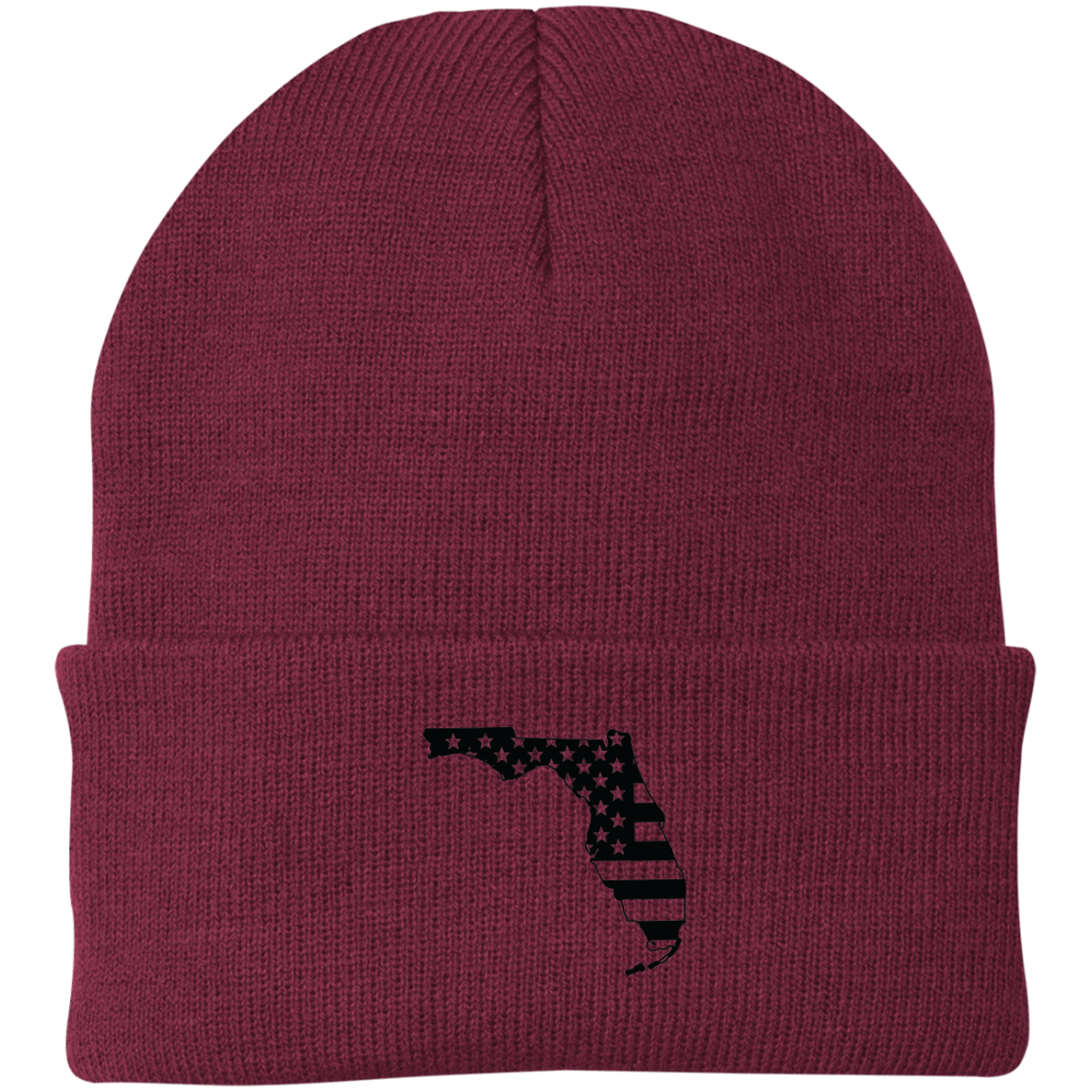 Florida FL State American Flag Beanie Cap