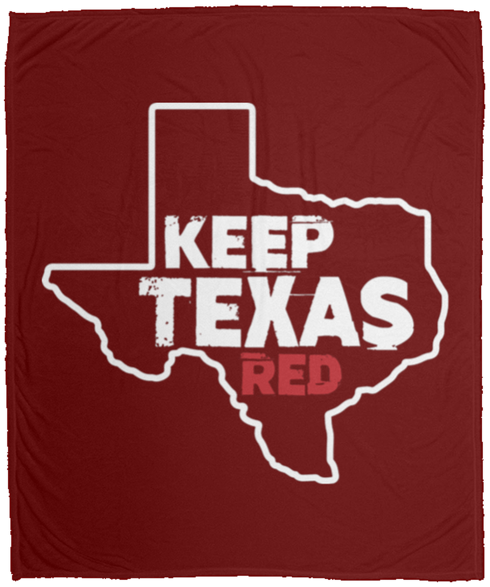 Keep Texas Red Republican Fleece Blanket - 50x60
