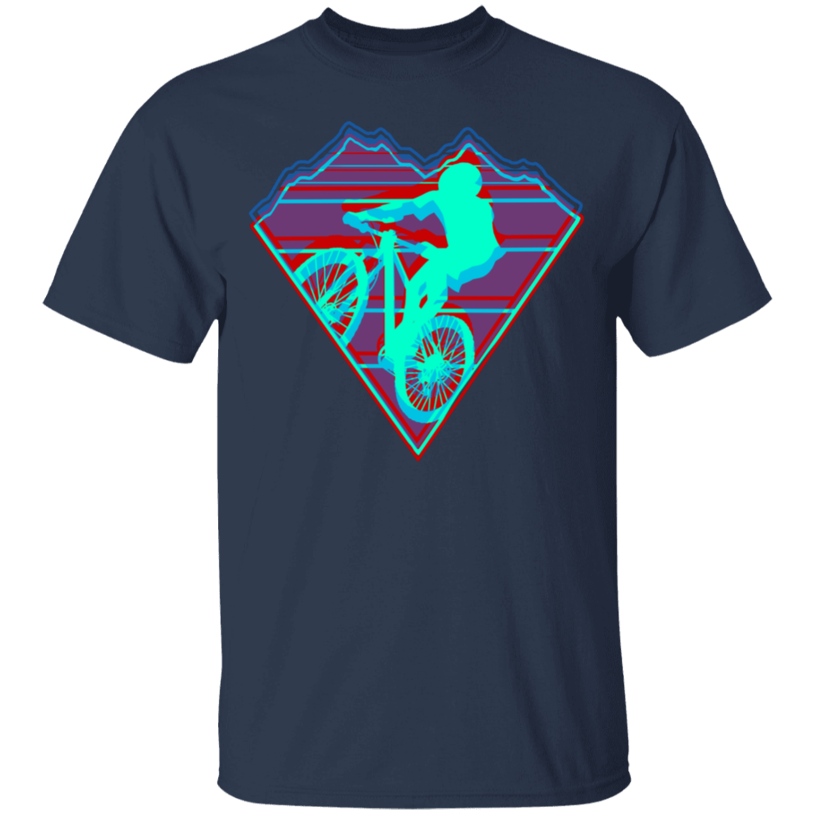 Retro Mountain Biker Youth T-Shirt
