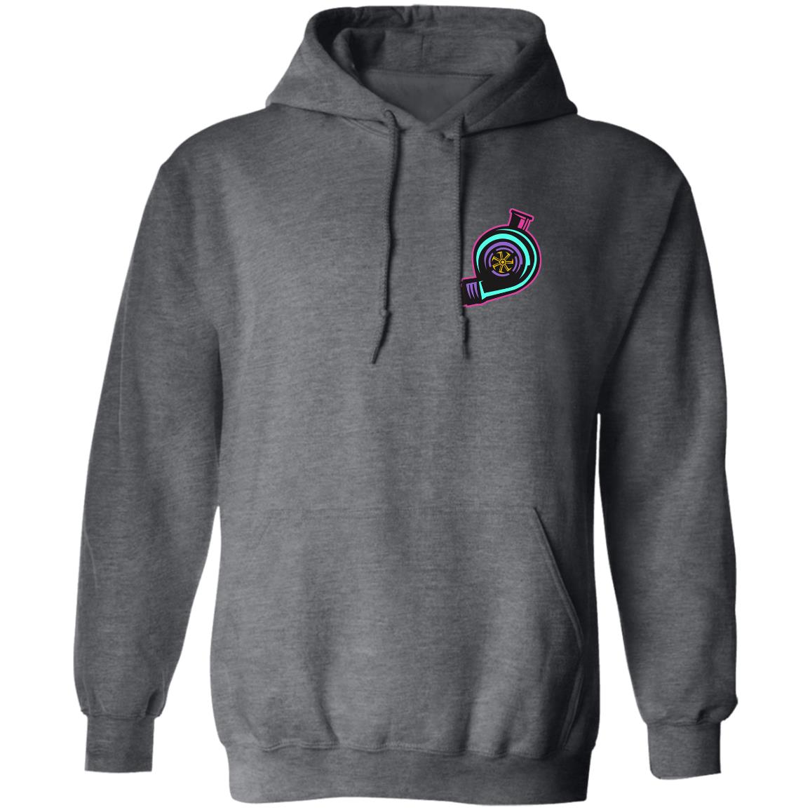 Retro 80's 90's Turbo Boosted Pullover Hoodie