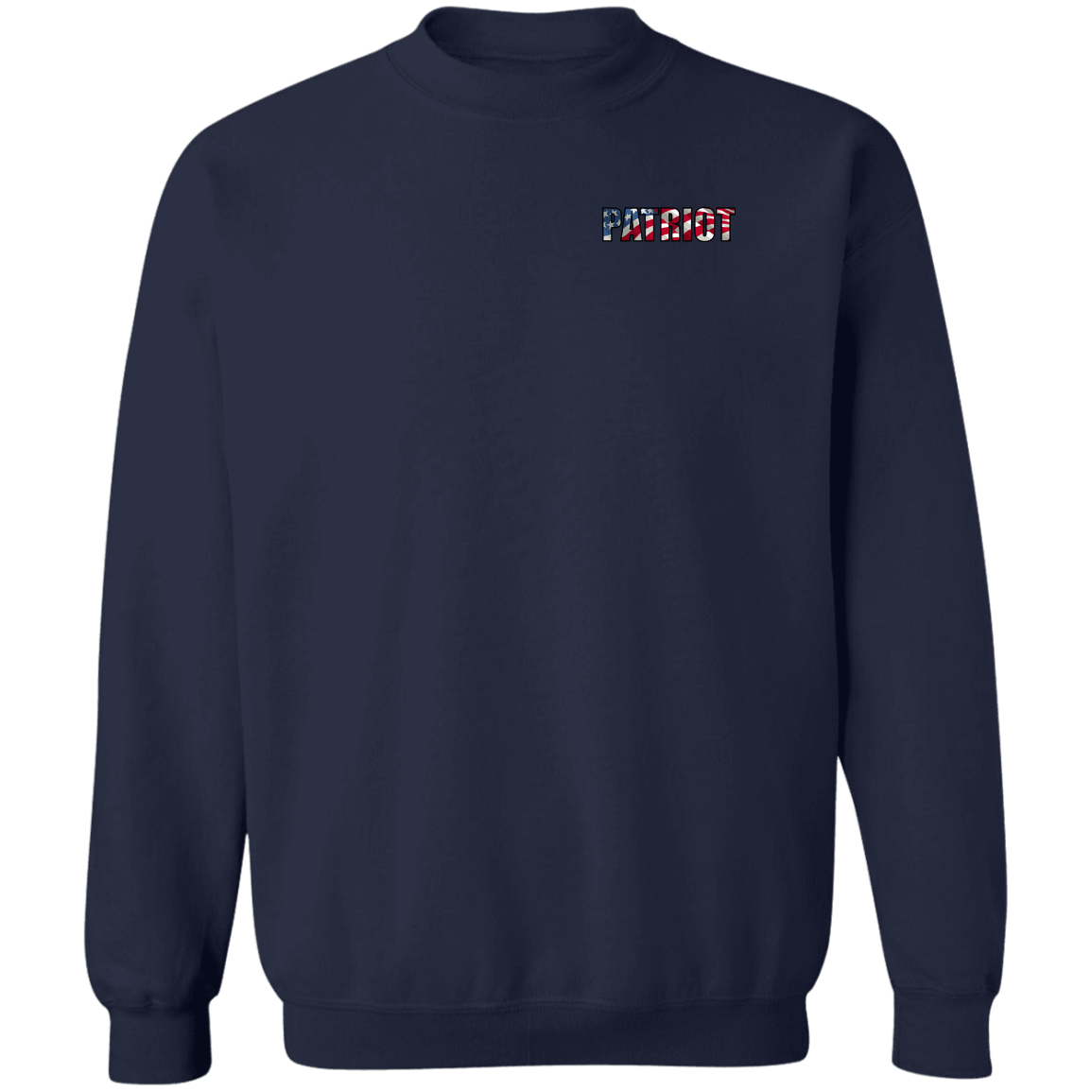Patriot American Bald Eagle Double Sided Crewneck Sweatshirt